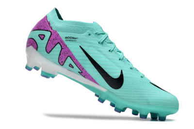 Nike Air Zoom Mercurial Vapor 15 Elite AG Artificial Grass Soccer Cleats - Blue/Purple/Black