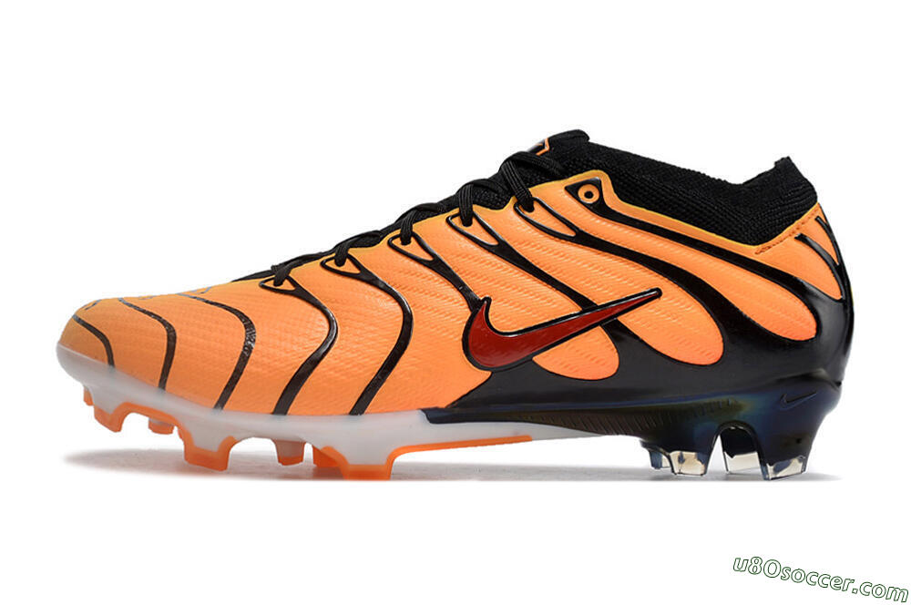 Nike Air Zoom Mercurial Vapor 15 Elite FG Firm Ground Soccer Cleats - Orange/Black/Red 2