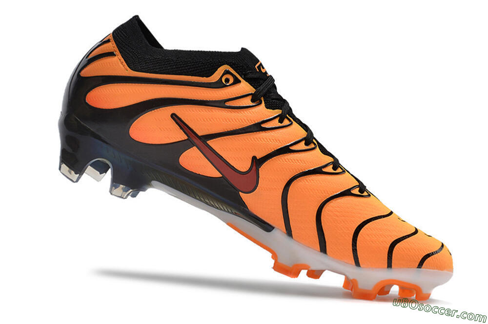 Nike Air Zoom Mercurial Vapor 15 Elite FG Firm Ground Soccer Cleats - Orange/Black/Red 4