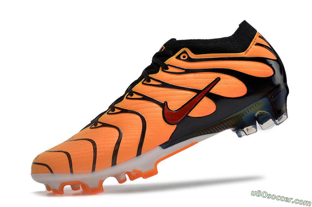 Nike Air Zoom Mercurial Vapor 15 Elite FG Firm Ground Soccer Cleats - Orange/Black/Red 5