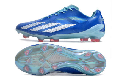 Adidas X Crazyfast+ FG Firm Ground Soccer Cleats - Blue/White/Jade