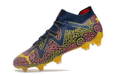 Puma Future Ultimate Limited Edition FG Firm Ground Soccer Cleats - Blue/Yellow/Red