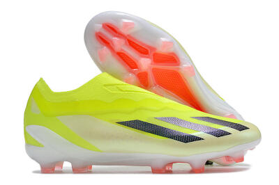 Adidas X Crazyfast+ FG Firm Ground Soccer Cleats - Yellow/Black/Pink