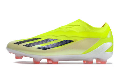 Adidas X Crazyfast+ FG Firm Ground Soccer Cleats - Yellow/Black/Pink