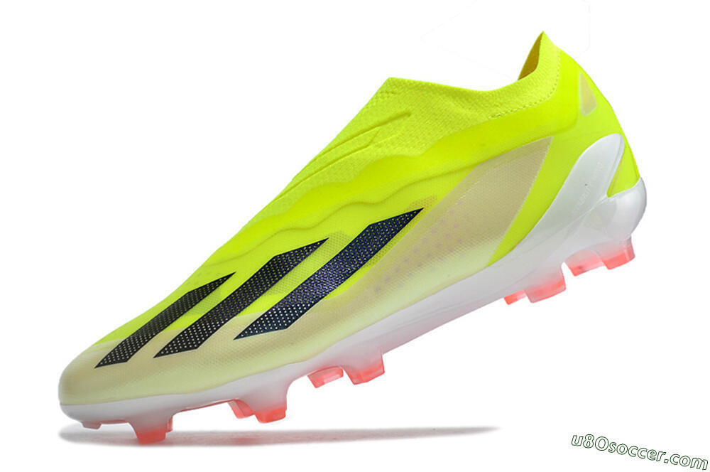 Adidas X Crazyfast+ FG Firm Ground Soccer Cleats - Yellow/Black/Pink 5