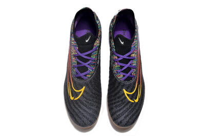 Nike Phantom GX Elite FG Firm Ground Soccer Cleats - Black/Purple/Rainbow