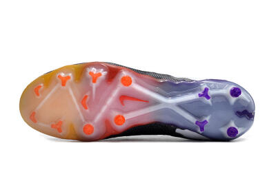 Nike Phantom GX Elite FG Firm Ground Soccer Cleats - Black/Purple/Rainbow