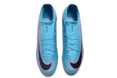 Nike Air Zoom Mercurial Superfly 9 Elite FG Firm Ground Soccer Cleats - Blue/Pink/Black