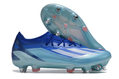 Adidas X Crazyfast.1 SG Soft Ground Soccer Cleats - Jade/White/Blue