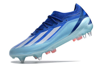 Adidas X Crazyfast.1 SG Soft Ground Soccer Cleats - Jade/White/Blue