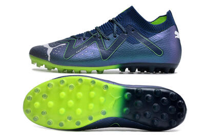 Puma Future Ultimate MG Multi Ground Soccer Cleats - Blue/Green