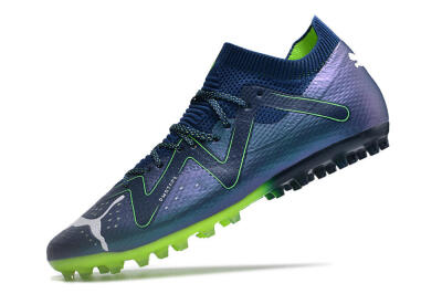 Puma Future Ultimate MG Multi Ground Soccer Cleats - Blue/Green