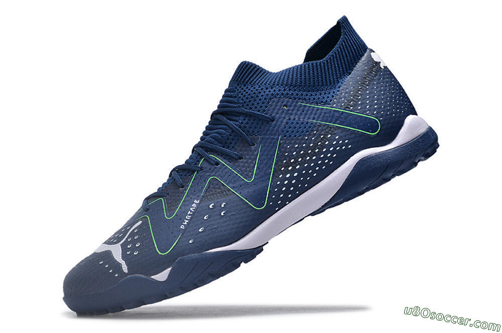 Puma Future X Powercat Tokyo Match TF Artificial Turf Soccer Shoes - Blue/White 5