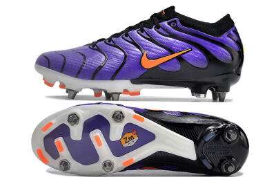 Nike Air Zoom Mercurial Vapor 15 Elite SG Soft Ground Soccer Cleats - Purple/Black/Orange