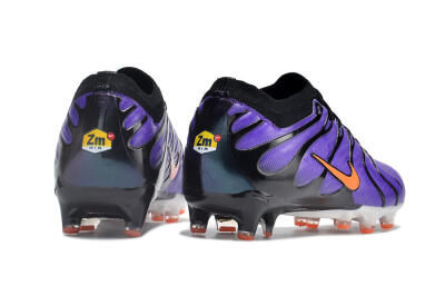 Nike Air Zoom Mercurial Vapor 15 Elite AG Artificial Grass Soccer Cleats - Purple/Black/Orange