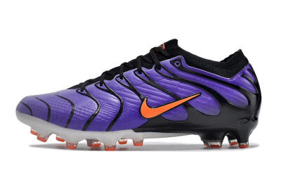 Nike Air Zoom Mercurial Vapor 15 Elite AG Artificial Grass Soccer Cleats - Purple/Black/Orange
