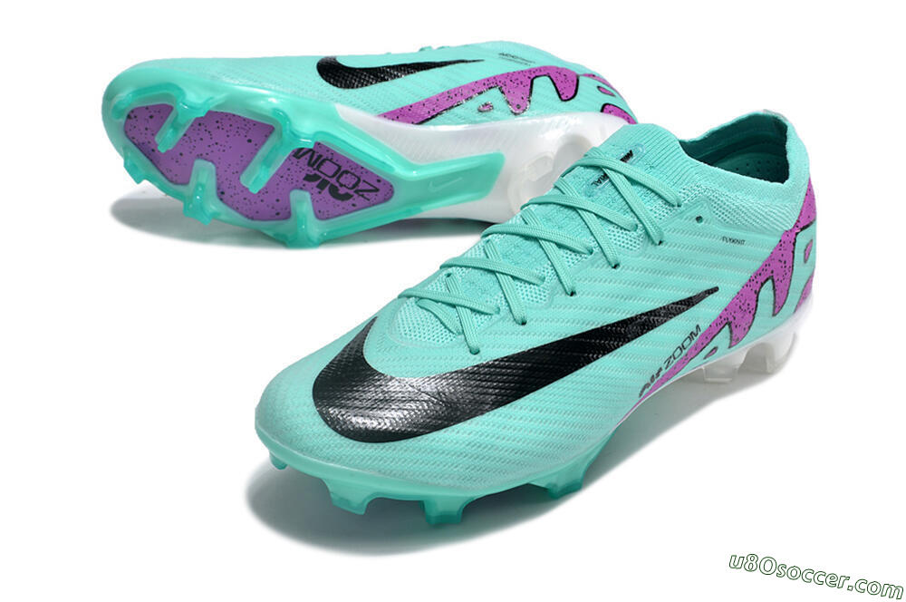 Nike Air Zoom Mercurial Vapor 14 Elite FG Firm Ground Soccer Cleats - Blue/Purple/Black 3