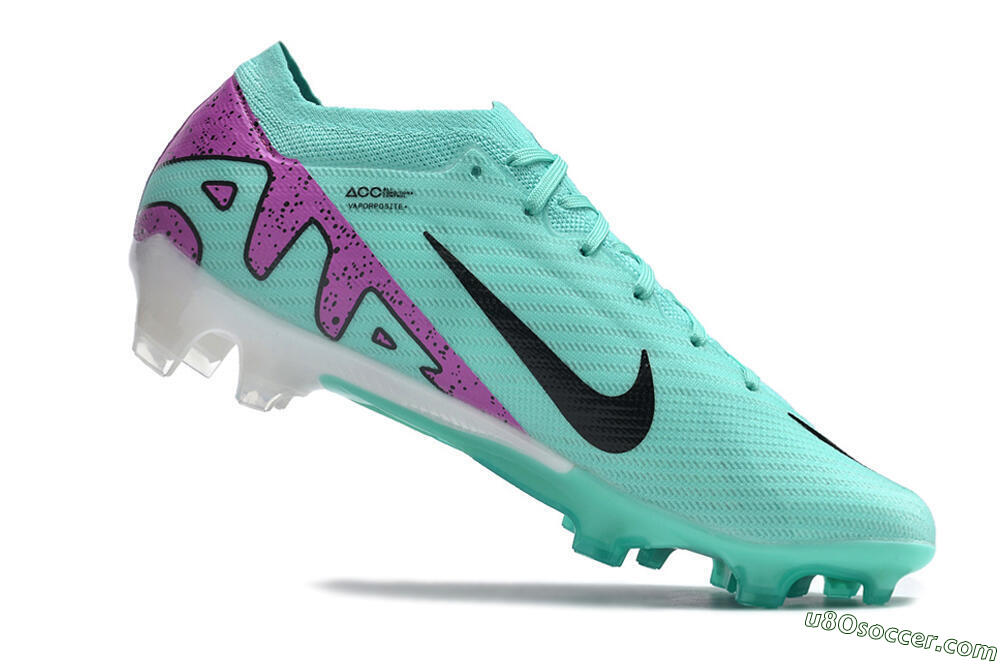 Nike Air Zoom Mercurial Vapor 14 Elite FG Firm Ground Soccer Cleats - Blue/Purple/Black 4