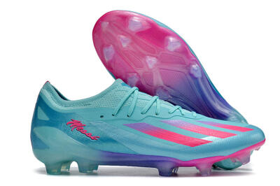 Adidas X Crazyfast.1 Messi.1 FG Firm Ground Soccer Cleats - Blue/Pink/Purple