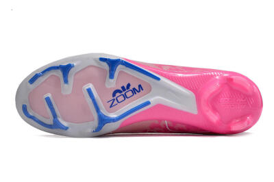 Nike Air Zoom Mercurial Vapor 15 Elite FG Firm Ground Soccer Cleats - Beige/Pink/Blue