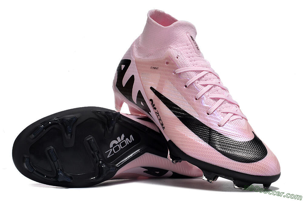 Nike Air Zoom Mercurial Superfly 9 Elite FG Firm Ground Soccer Cleats - Pink/Black 3