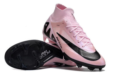 Nike Air Zoom Mercurial Superfly 9 Elite FG Firm Ground Soccer Cleats - Pink/Black