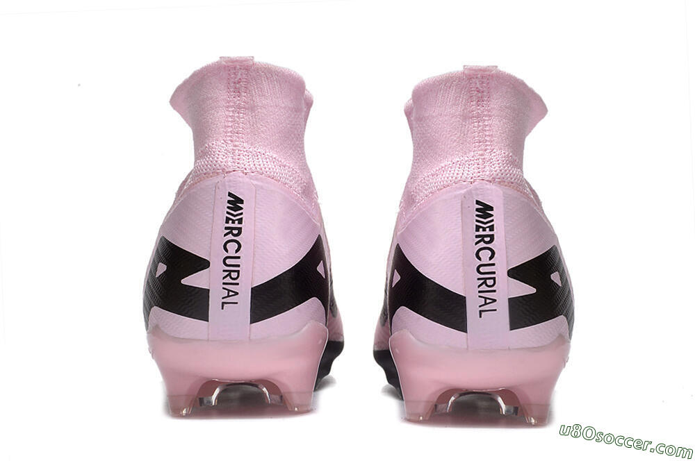 Nike Air Zoom Mercurial Superfly 9 Elite FG Firm Ground Soccer Cleats - Pink/Black 5