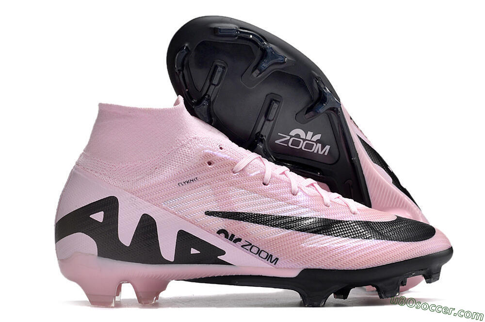 Nike Air Zoom Mercurial Superfly 9 Elite FG Firm Ground Soccer Cleats - Pink/Black 1