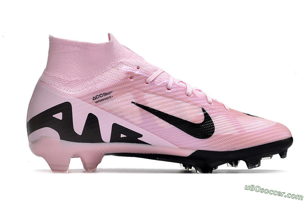 Nike Air Zoom Mercurial Superfly 9 Elite FG Firm Ground Soccer Cleats - Pink/Black 4