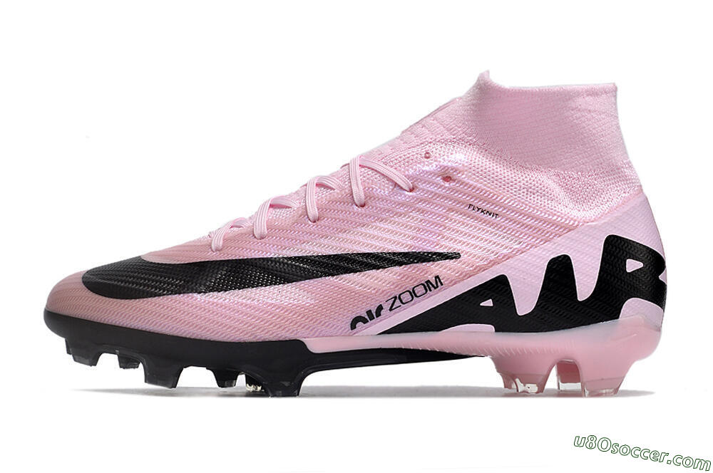 Nike Air Zoom Mercurial Superfly 9 Elite FG Firm Ground Soccer Cleats - Pink/Black 2
