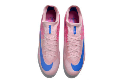 Nike Air Zoom Mercurial Superfly 9 Elite FG Firm Ground Soccer Cleats - Pink/Blue/White