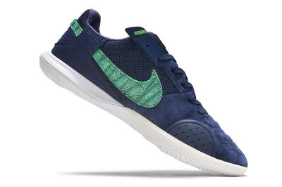 Nike Street Gato IC Indoor & Futsal Soccer Shoes - Blue/Green/White