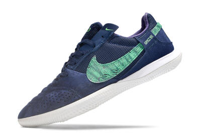 Nike Street Gato IC Indoor & Futsal Soccer Shoes - Blue/Green/White