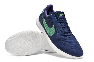 Nike Street Gato IC Indoor & Futsal Soccer Shoes - Blue/Green/White