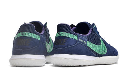 Nike Street Gato IC Indoor & Futsal Soccer Shoes - Blue/Green/White