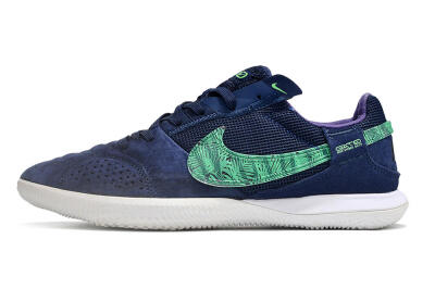 Nike Street Gato IC Indoor & Futsal Soccer Shoes - Blue/Green/White