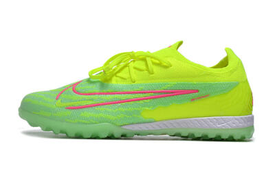 Nike Phantom GX Elite TF Artificial Turf Soccer Shoes - Yellow/Green/Pink