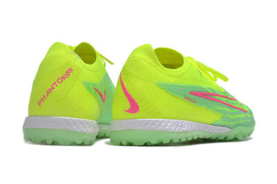 Nike Phantom GX Elite TF Artificial Turf Soccer Shoes - Yellow/Green/Pink
