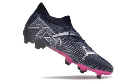 Puma Future Ultimate 2024 FG Firm Ground Soccer Cleats - Blue/Silver/Pink