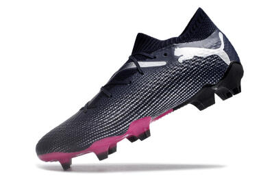 Puma Future Ultimate 2024 FG Firm Ground Soccer Cleats - Blue/Silver/Pink