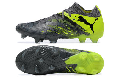 Ultimate 2024 FG Firm Ground Soccer Cleats | Black & Yellow