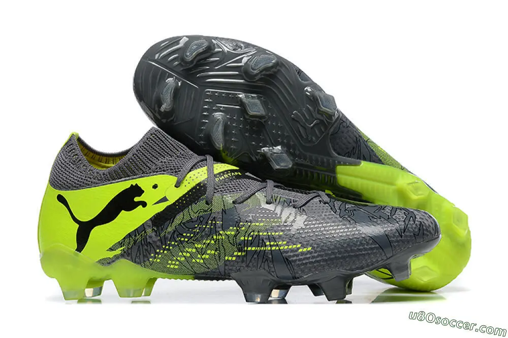 Ultimate 2024 FG Firm Ground Soccer Cleats | Black & Yellow