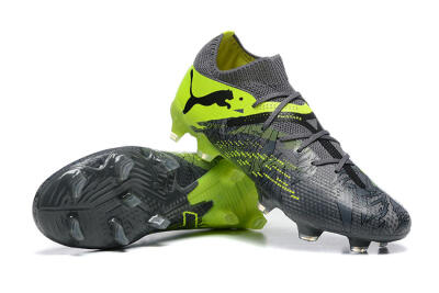 Puma Future Ultimate 2024 FG Firm Ground Soccer Cleats - Black/Yellow