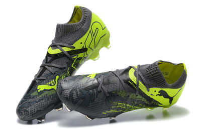 Puma Future Ultimate 2024 FG Firm Ground Soccer Cleats - Black/Yellow