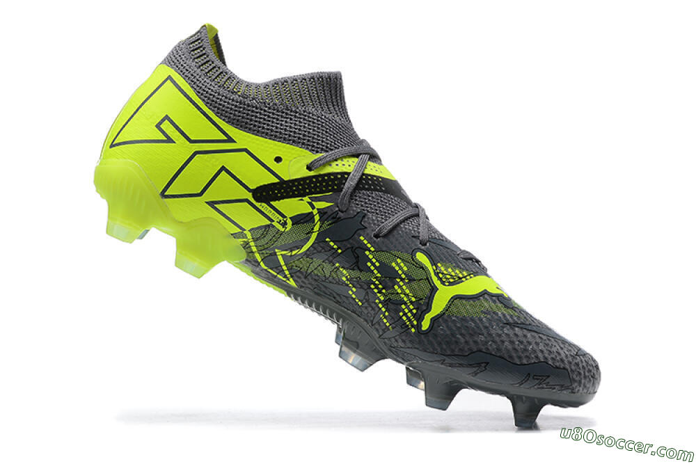 Puma Future Ultimate 2024 FG Firm Ground Soccer Cleats - Black/Yellow 7