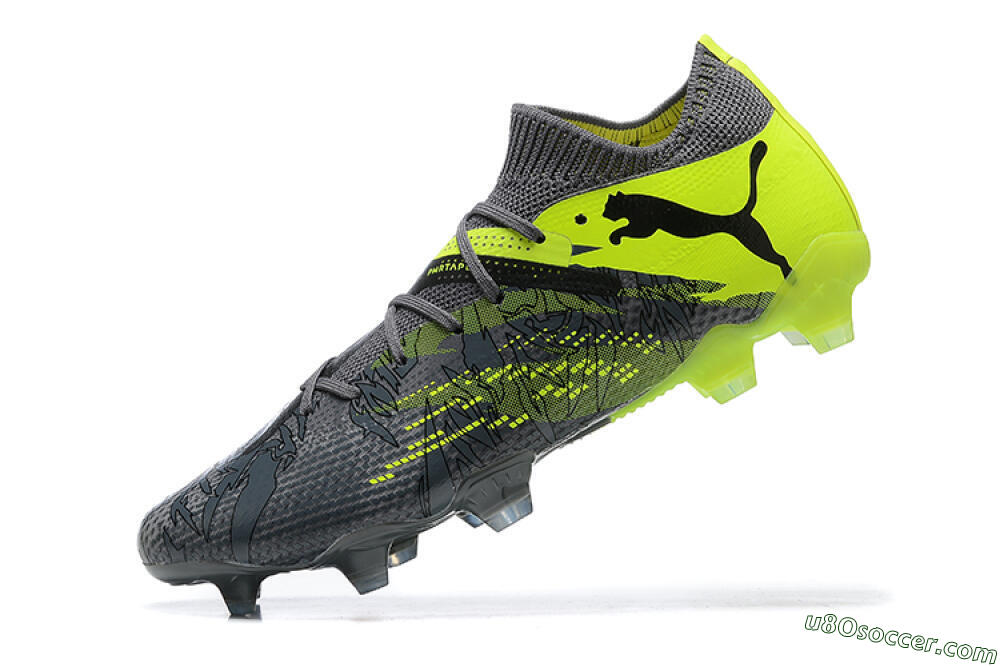 Puma Future Ultimate 2024 FG Firm Ground Soccer Cleats - Black/Yellow 8