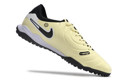 Nike Tiempo Legend X Pro TF Artificial Turf Soccer Shoes - Beige/Black/White