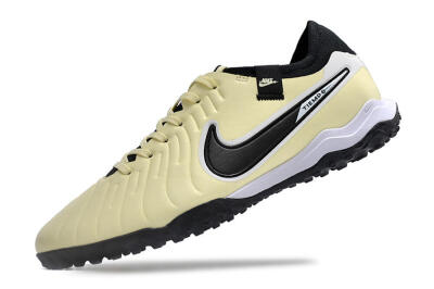 Nike Tiempo Legend X Pro TF Artificial Turf Soccer Shoes - Beige/Black/White