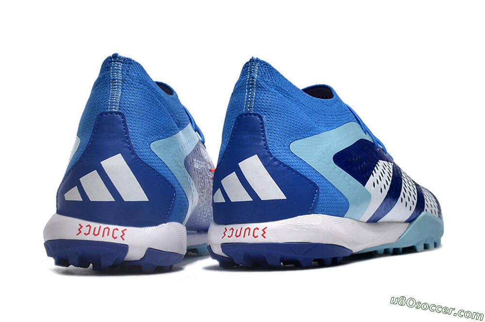 Adidas Predator Accuracy.1 TF Artificial Turf Soccer Shoes - Blue/White/Orange 6