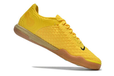 Nike React Gato IC Indoor & Futsal Soccer Shoes - Yellow/Black/Brown